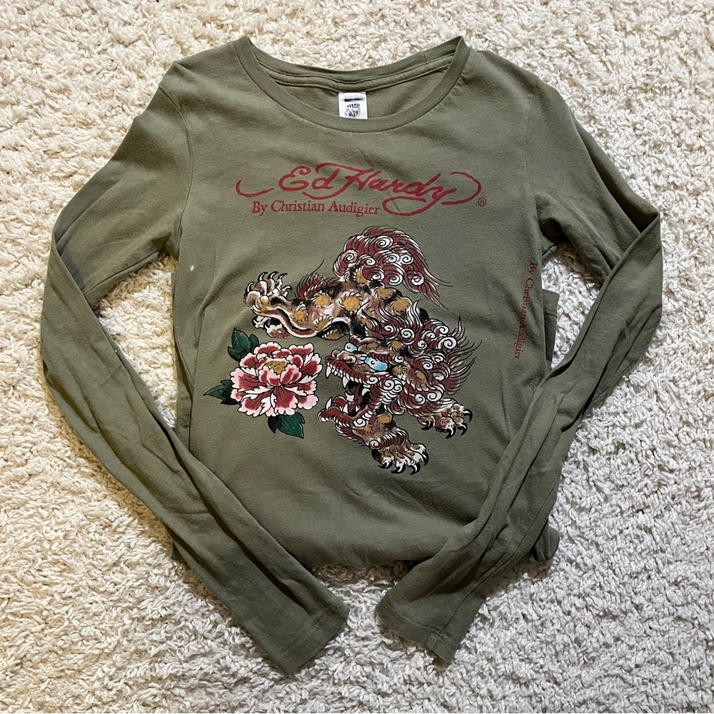 Ed Hardy Tunic Shirt Long Sleeve